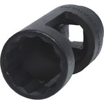 1/2" dīzeļa sprauslu uzgriežņu galva, 12-kantu 27mm, KS Tools