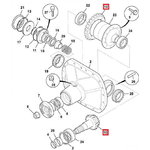 CROWNWHEEL & PINION 15:34, JCB