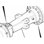 Axle assembly, JCB