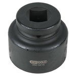 1" axle nut socket, 8 point, short, 70 mm 70mm, KS Tools