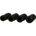 Square socket set 3/4´´, 17-19-20-21mm, KS Tools