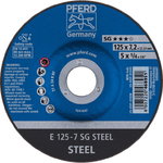 Metāla slīpdisks SG STEEL 125x7/22,23mm, Pferd