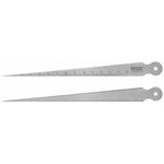 Taper Gauge 1 - 15mm/0,1mm hardened, flat and conical, Vögel