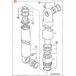 Ram suspension 50mm, JCB