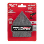 Velcro grinding Net sheet for M12 FDSS 67x92mm P180, Milwaukee
