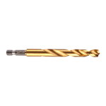 Metal drill bit Red HEX Shockwave HSS-G TiN 10,0mm, Milwaukee