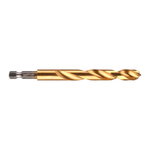 Metal drill bit Red HEX Shockwave HSS-G TiN 10,5mm, Milwaukee