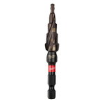 Step drill HEX Shockwav 4-12mm - 2mm steps, Milwaukee