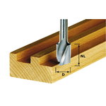 Spiral groove cutter HW shank 8 mm HW S8 D6/16 Spi, Festool