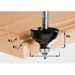 Daudzprofilu frēze HW, S8, D36,7/R6/R6, Festool