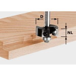 Virpošanas plākšņu rievošanas frēze HW S8 D35/12, Festool