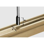 Malu frēze HW, kāts 12 mm HW S12 D16/60, Festool