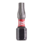 Screwdriverbit 1/4´´ ShW 2 pcs TX25x25, Milwaukee