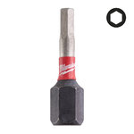 SHOCKWAVE™ IMPACT DUTY screwdriving bits Hex 2 pcs 3mm x 25mm, Milwaukee