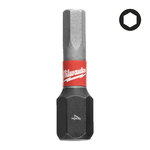 SHOCKWAVE™ IMPACT DUTY screwdriving bits Hex 2 pcs 4mm x 25mm, Milwaukee