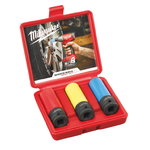 Automotive impact socket set ShW 1/2", 3-pcs, Milwaukee