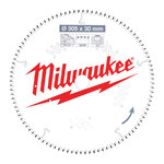 Saw blade for wood CSB P W 305x3.0/30mm Z100 ATB, Milwaukee