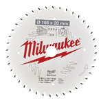 Saw blade for wood GSB P W 165x1.6/20mm Z40 ATB, Milwaukee