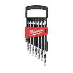 Combination spanners set, flex head, MAX BITE™ 7 pcs, Milwaukee