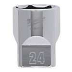 Drive Socket Metric Standard 1/2 24mm, Milwaukee