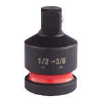 Impact socket adaptor 1/2in to 3/8in-1pc, Milwaukee