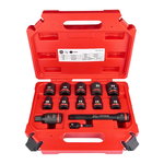 Socket set 1/2´´, ShW, 13 pcs, in plastic case, Milwaukee