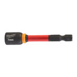 1/4" Uzgriežņu uzgalis ar magnētu, īss, sešstūra 7x65mm M4, Milwaukee