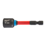 1/4" Uzgriežņu uzgalis ar magnētu, īss, sešstūra 10x65mm M6, Milwaukee