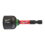 1/4" Uzgriežņu uzgalis ar magnētu, īss, sešstūra 17x65mm M10, Milwaukee