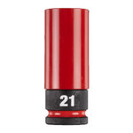 Automotive impact socket II ShW 1/2" 21mm, Milwaukee