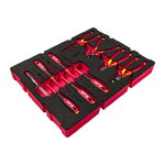 Instrumentu komplekts VDE, elektriķiem, PACKOUT, 10 gab., Milwaukee