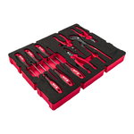 PLIER & S.DRIVER FOAM INSERT DRAWER 10 pcs, Milwaukee