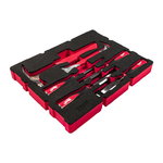 Instrumentu komplekts ar āmuru un kaltiem, PACKOUT, 6 gab., Milwaukee