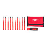 Insulated 10 in1 Multi-Bit Screwdriver Set, Milwaukee