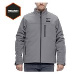 M12 Hexon battery-powered winter jacket with heating elements HJBL6-0, grey XL, Milwaukee
