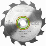 Saw blade for wood, soft plast 160x2,2x20, PW12, 20°, Festool