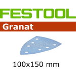 Sanding paper GRANAT / Delta 100x150/7 / P80 / 50pcs, Festool