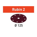 Velcro grinding disc Rubin 2 90 holes 50pcs 125mm P80, Festool