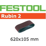 Grinding belt RUBIN 2 10pcs 105x620mm P80, Festool