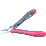 ESD long-nose pliers, straight, without cut, 130mm, KS Tools