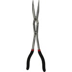 Double jointed long nosed pliers 45° curved, extra long, KS Tools