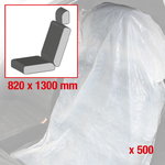 Single-use seat cover, white, 500 pcs, KS Tools