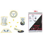 Salongi kaitsekatete komplekt, viis ühes, 100 tk, KS Tools