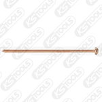 Nails 2.5 x 50.0 mm copper coated, pack of 500, KS Tools