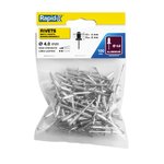 Standartiniai kniedės, 100 vnt. Ø4.0 x 12 mm, Rapid