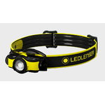 Headlamp iH5R with helmet mount, rechargeable, IP54, 400lm, LED Lenser