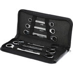 double ring ratchet spanner set 8-19mm 6-pcs GEAR+, KS Tools
