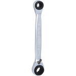 rev.double ratchet ring spanner 10x19mm-13x17mm 4in1 GEARplu, KS Tools