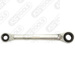 GEAR+ 4in1 spanner,5/16"x1/2"x7/16"x3/8", KS Tools