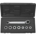 reverse ring spanner set 8-pcs GEAR+, KS Tools